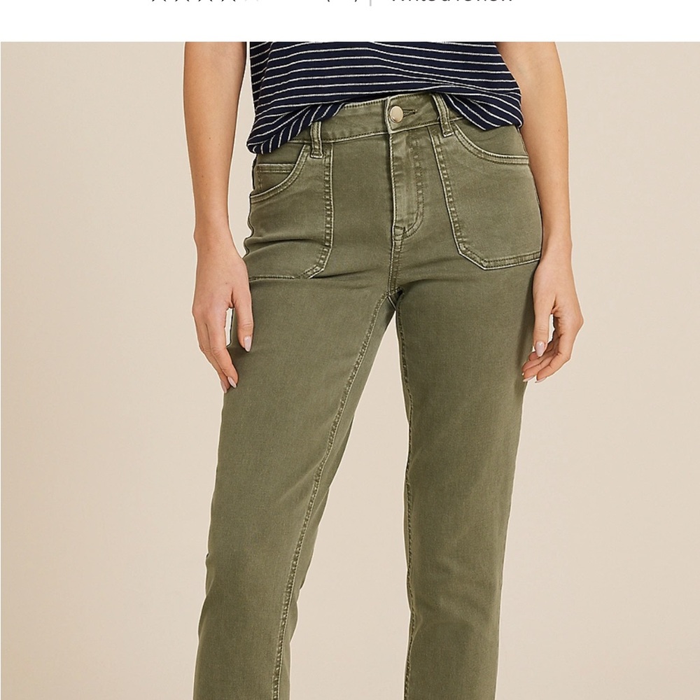Maurices Sage Green Straight Leg Jeans